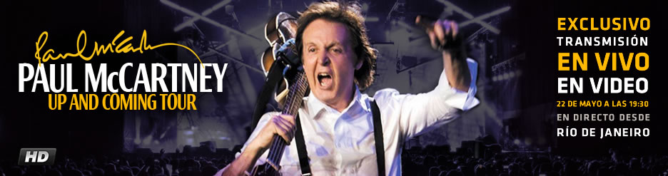 Sonora Live Terra transmite ao vivo o show do Paul McCartney